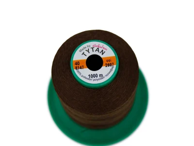 Tytan (Титан) 40(1000м) колір №2607 - темно-коричневий