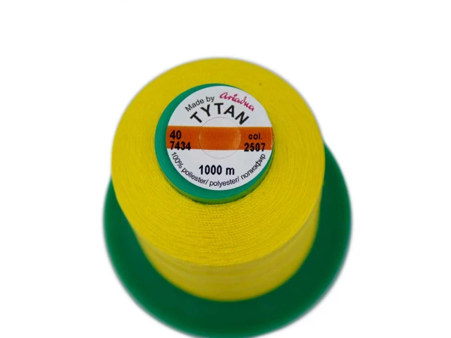 Tytan (Титан) 40(1000м) колір №2507 - жовтий 