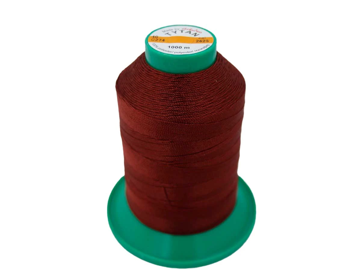 Tytan (Титан) 40(1000м) колір №2625 - бордо 