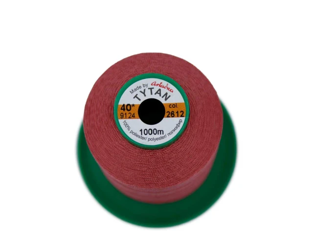 Tytan (Титан) 40(1000м) колір №2612 - блідо-рожевий 