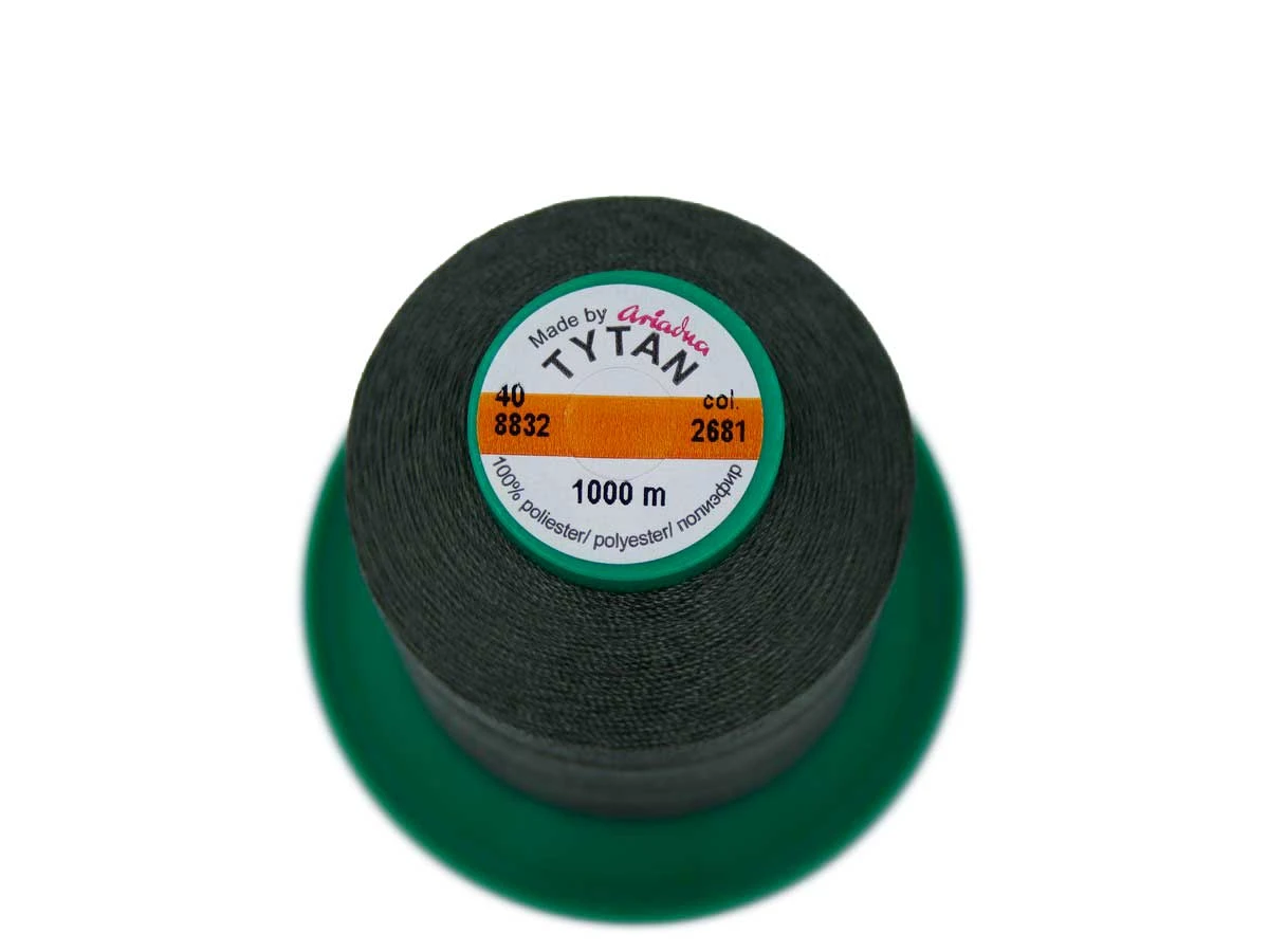 Tytan (Титан) 40(1000м) колір №2681 - сіро-зелений 