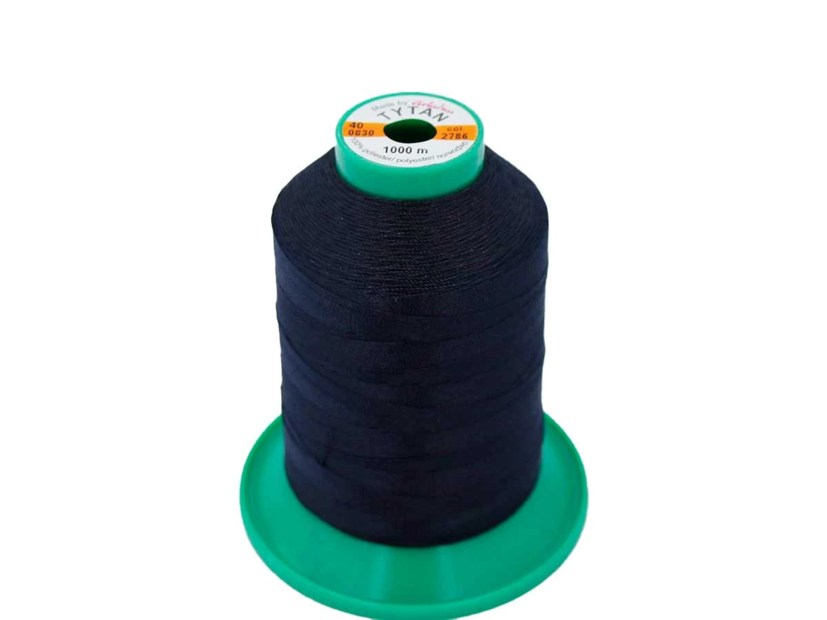 Tytan (Титан) 40(1000м) колір №2786 - чорно-синій 