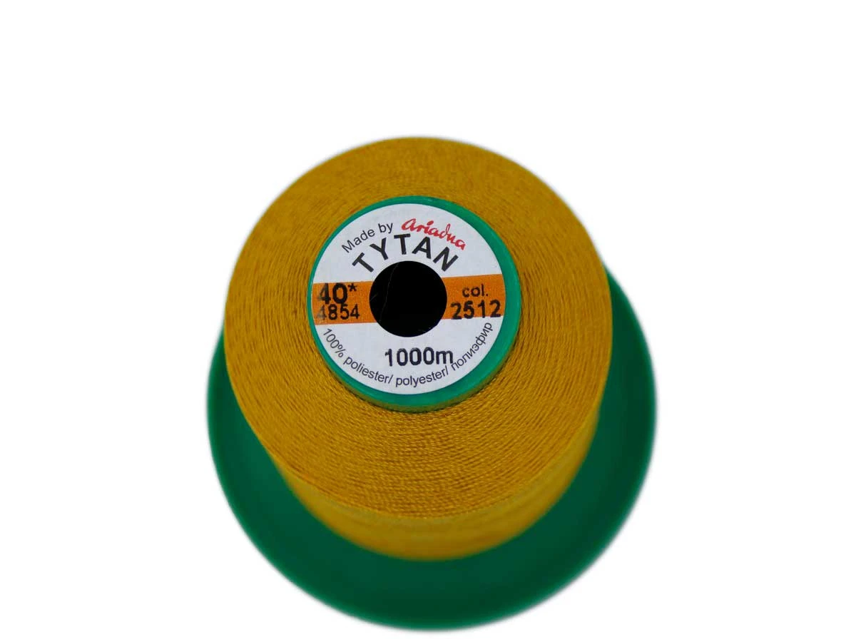 Tytan (Титан) 40(1000м) колір №2512 - світло-оранжевий 