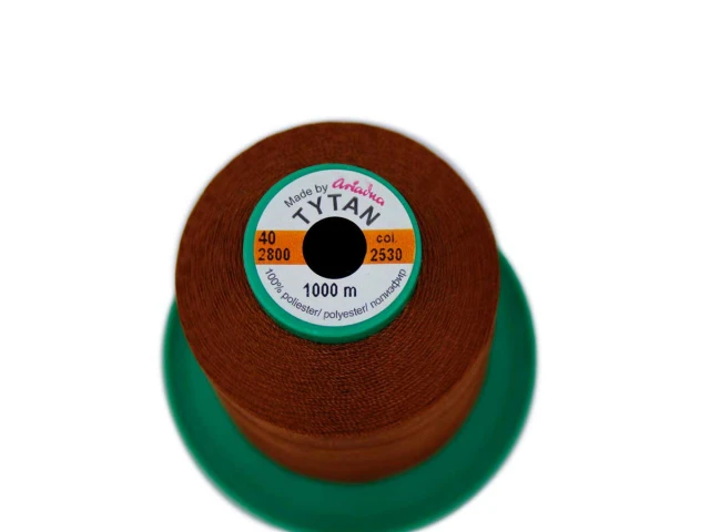 Tytan (Титан) 40(1000м) колір №2530 - коричневий 