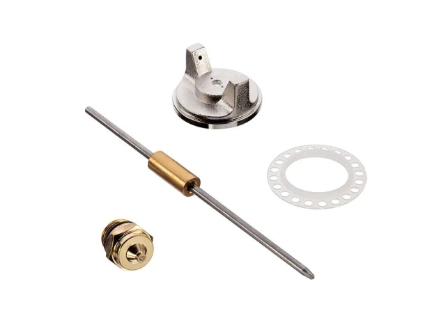 Комплект форсунки 2.0мм для фарбопульта HP РТ-0204, PT-0205, PT-0210, PT-0211 (дюза, повітряна головка, голка) INTERTOOL PT-2006 