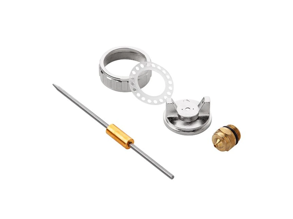 Комплект форсунки 1.8мм для фарбопульта HP РТ-0204, PT-0205, PT-0210, PT-0211 (дюза, повітряна головка, голка) INTERTOOL PT-2005 