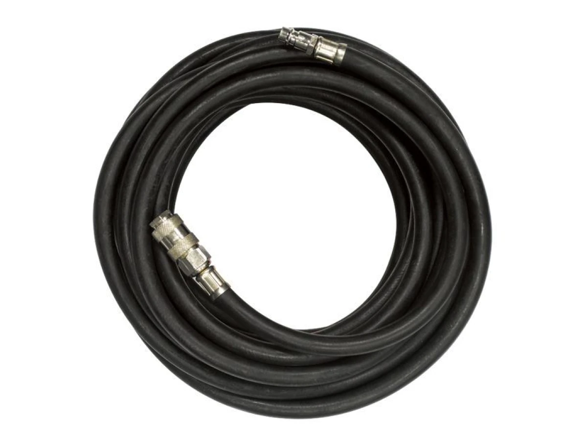 Шланг гумовий повітряний армований до 20 атм 6x13 мм 10 м зі швидкороз'ємними з'єднаннями INTERTOOL PT-1720 