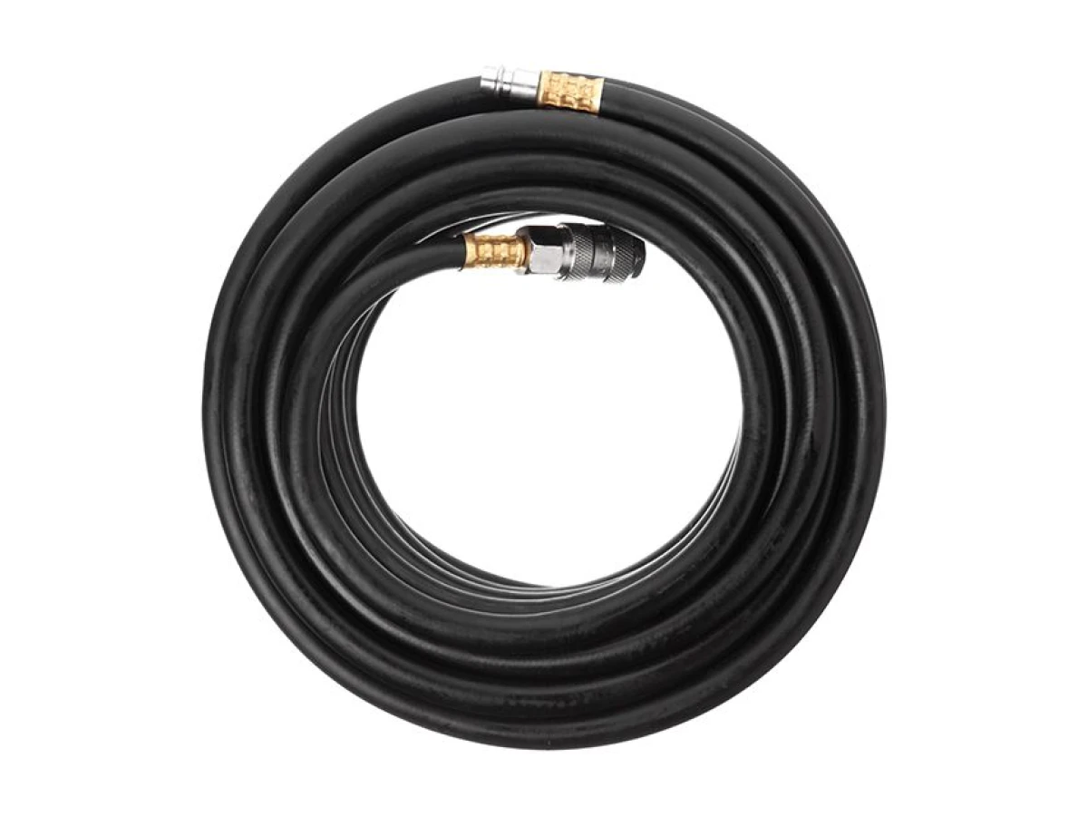 Шланг гумовий повітряний армований до 20 атм 6x13 мм 10 м зі швидкороз'ємними з'єднаннями INTERTOOL PT-1720 