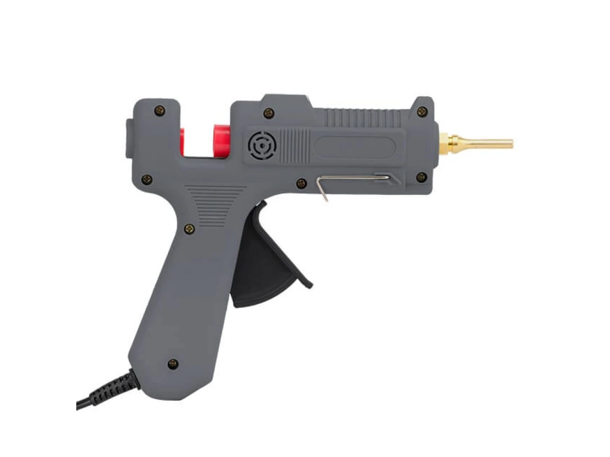 Пістолет клейовий 90 Вт, 230 В, 215-230 °C під стрижні 10.8-11.5 мм, 13-30 г/хв. INTERTOOL RT-1105 