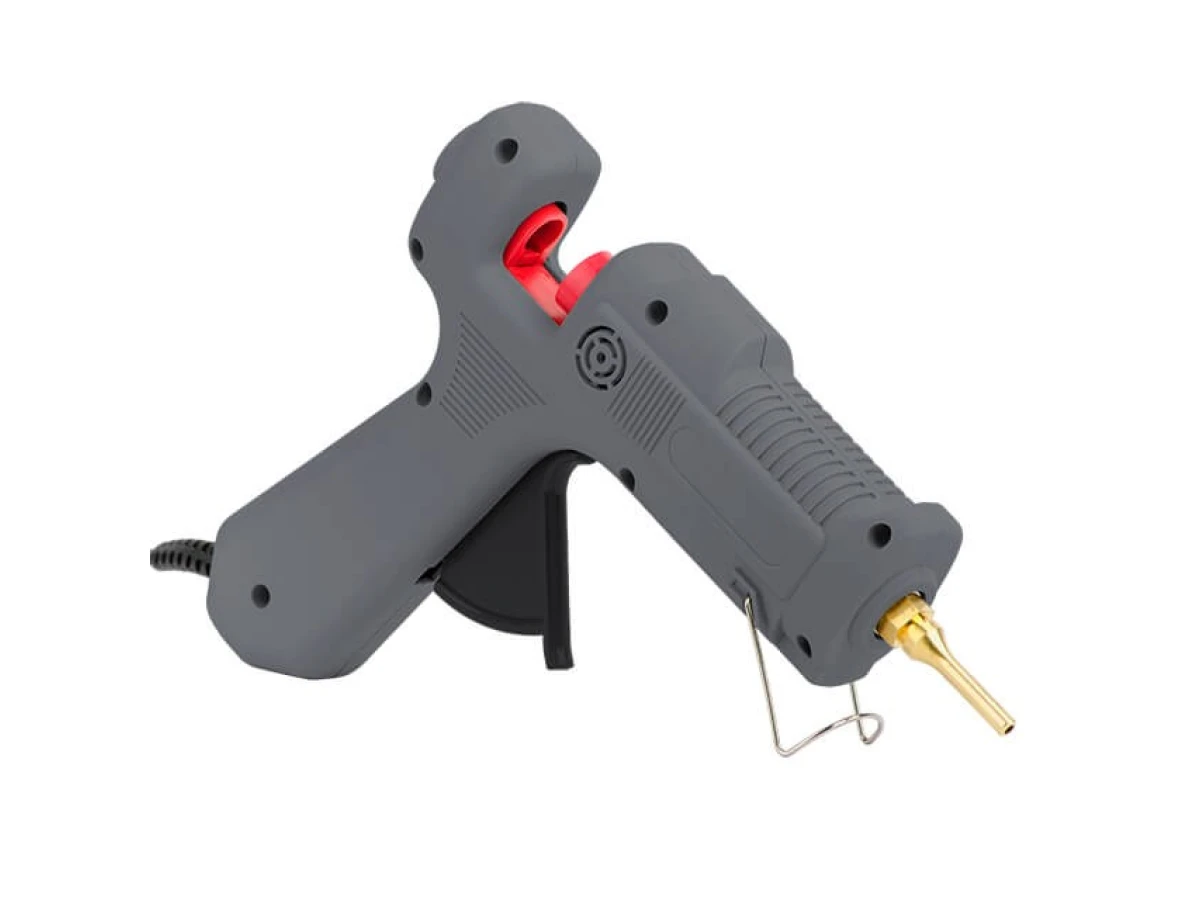 Пістолет клейовий 90 Вт, 230 В, 215-230 °C під стрижні 10.8-11.5 мм, 13-30 г/хв. INTERTOOL RT-1105 