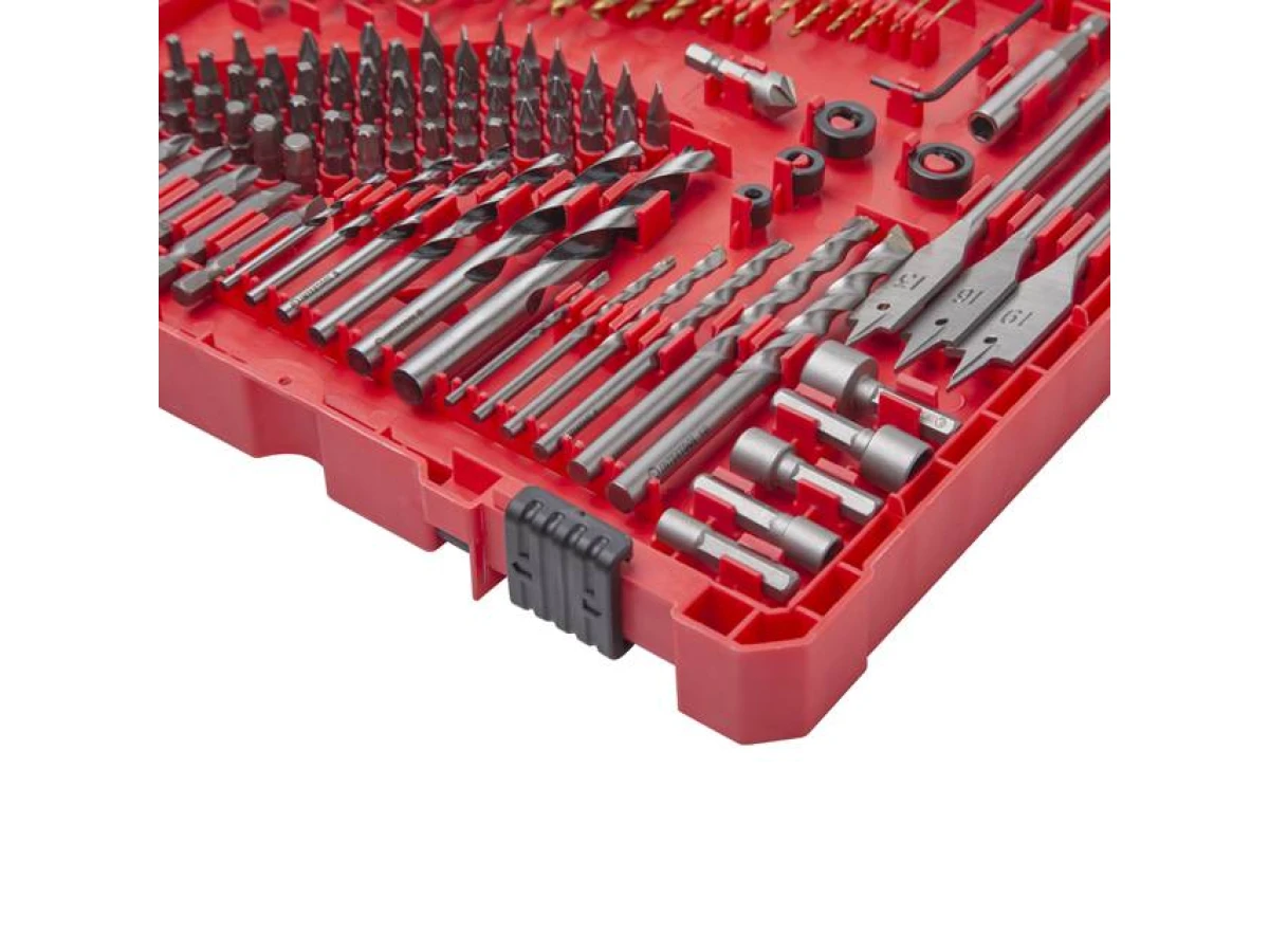 Набір свердл, дюбелів та біт 300 шт INTERTOOL SD-0051 