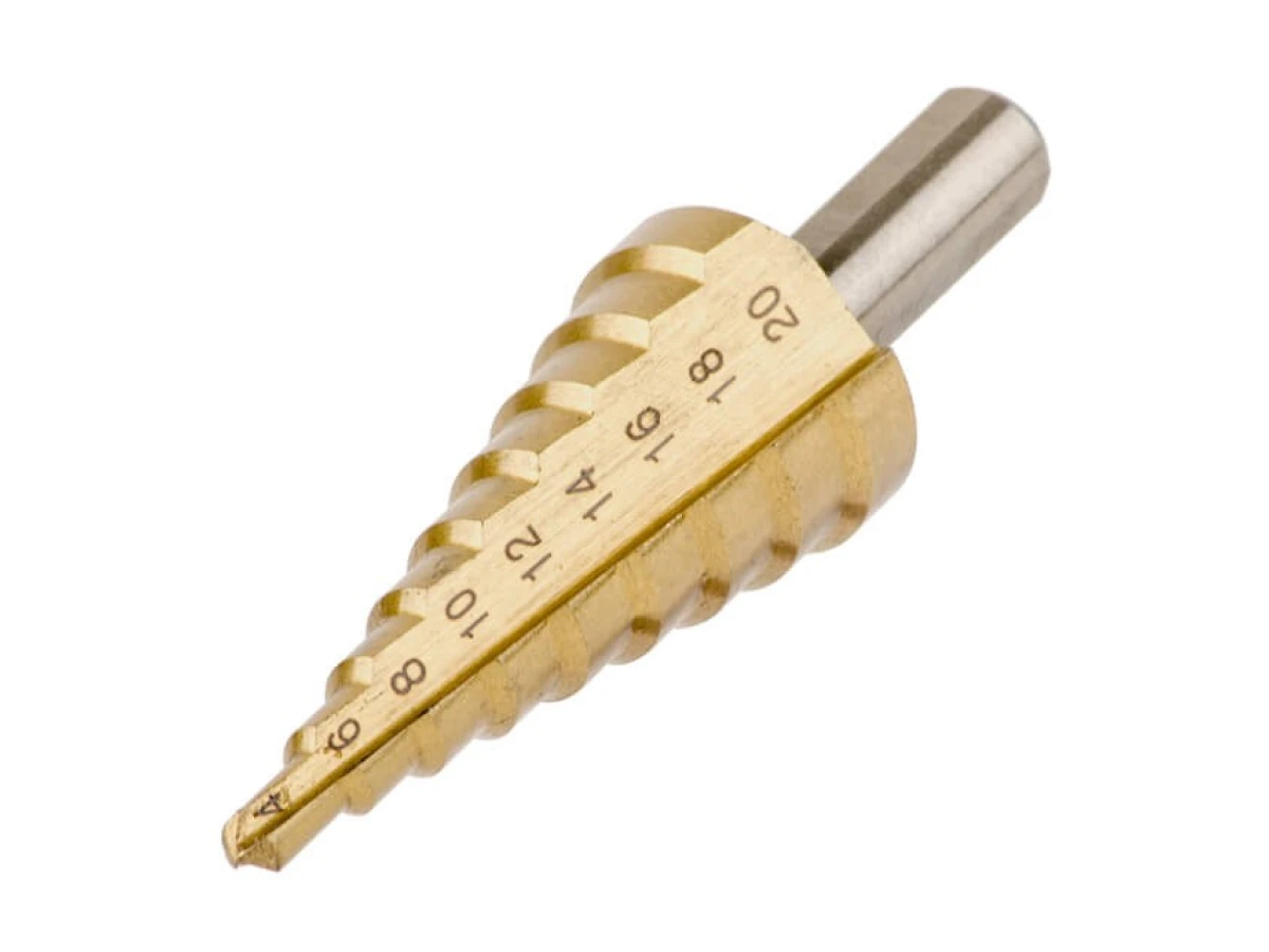 Свердло ступінчасте по металу 4-20 мм INTERTOOL SD-5820 