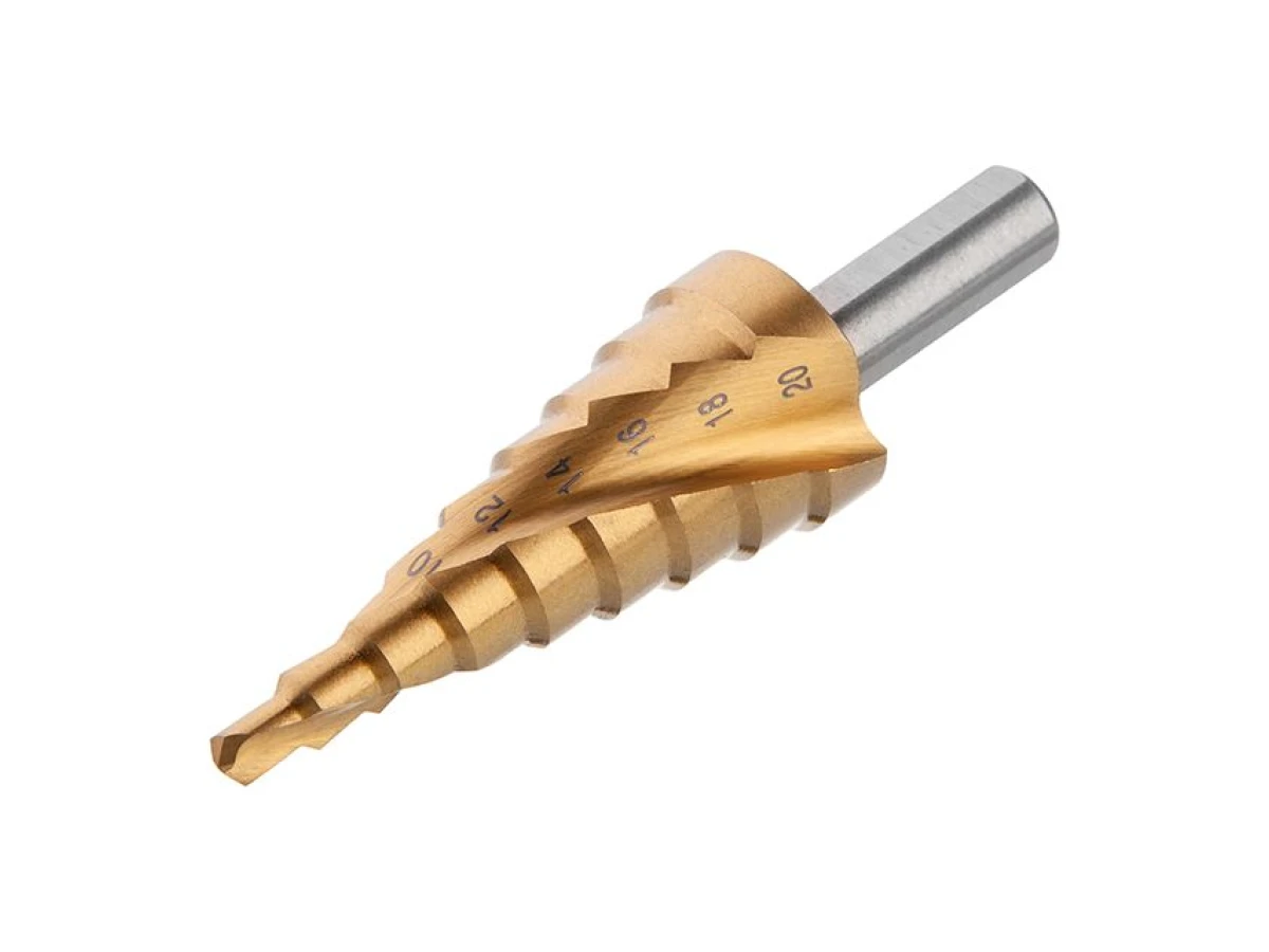 Свердло ступінчасте по металу спіральне 4-20 мм INTERTOOL SD-5834 