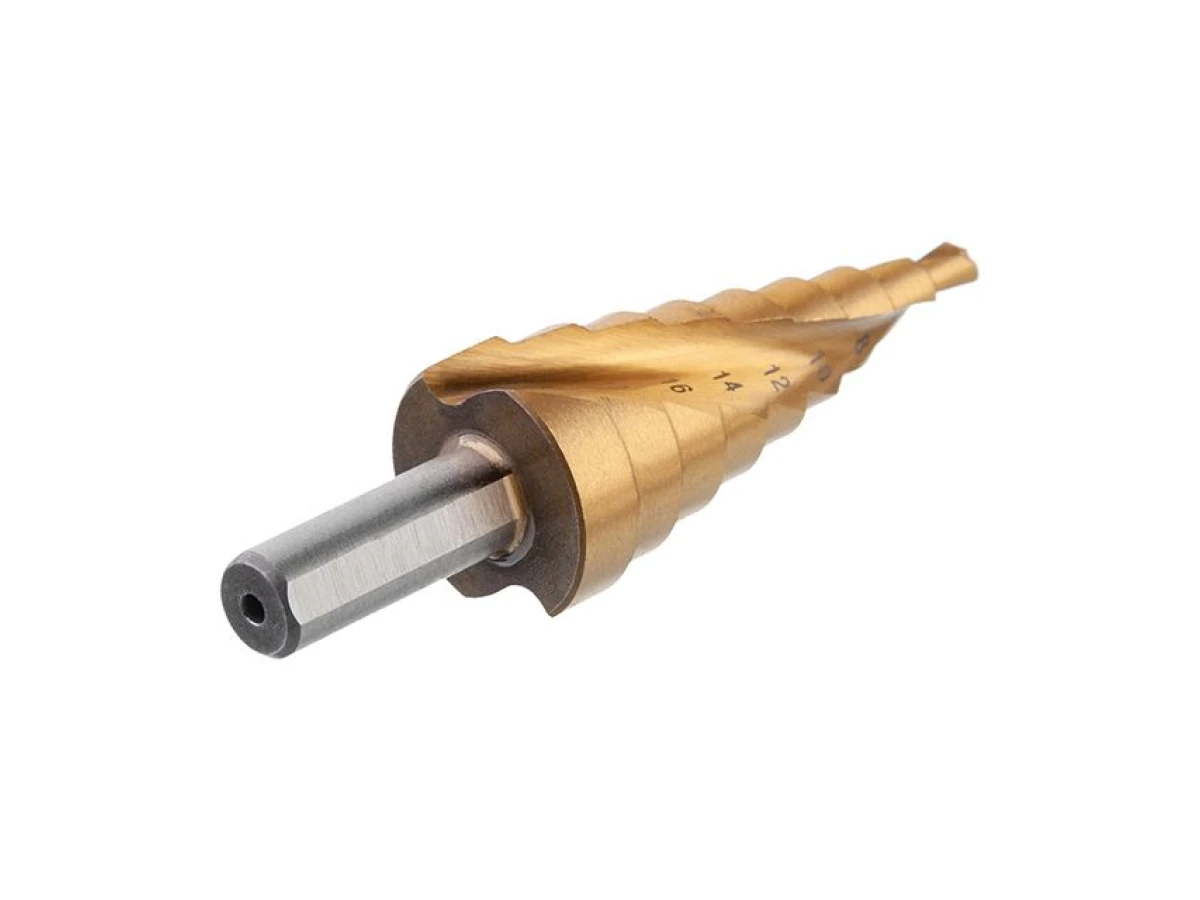 Свердло ступінчасте по металу спіральне 4-20 мм INTERTOOL SD-5834 