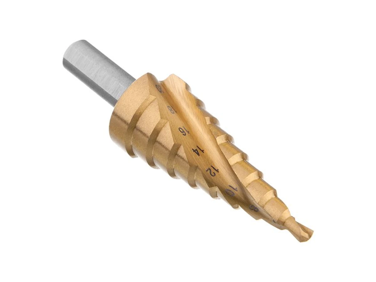 Свердло ступінчасте по металу спіральне 4-20 мм INTERTOOL SD-5834 