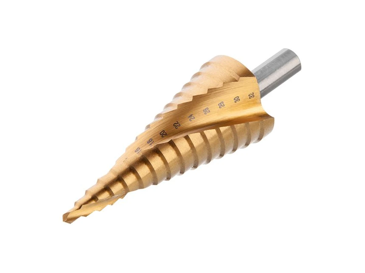 Свердло ступінчасте по металу спіральне 4-32 мм INTERTOOL SD-5835 