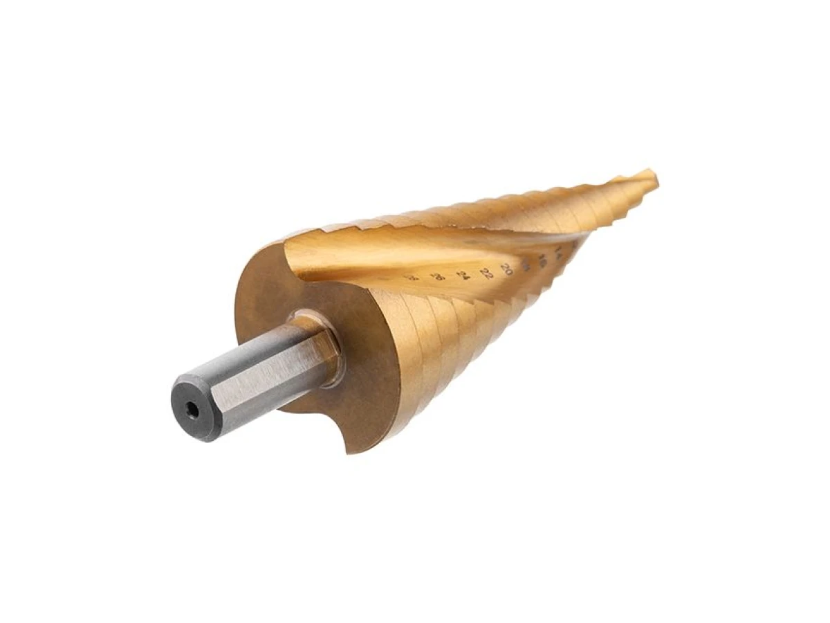 Свердло ступінчасте по металу спіральне 4-32 мм INTERTOOL SD-5835 