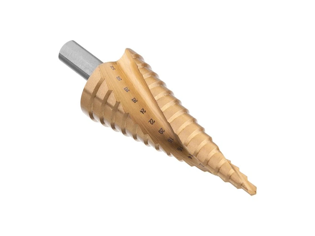 Свердло ступінчасте по металу спіральне 4-32 мм INTERTOOL SD-5835 