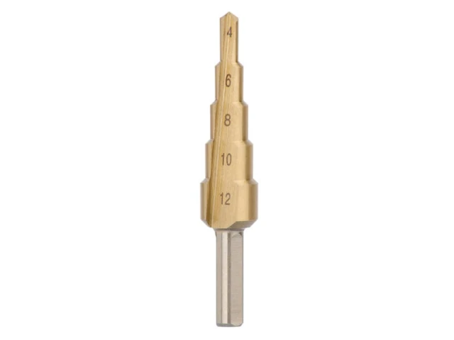 Свердел ступінчастий по металу 4-12 мм INTERTOOL SD-5812 