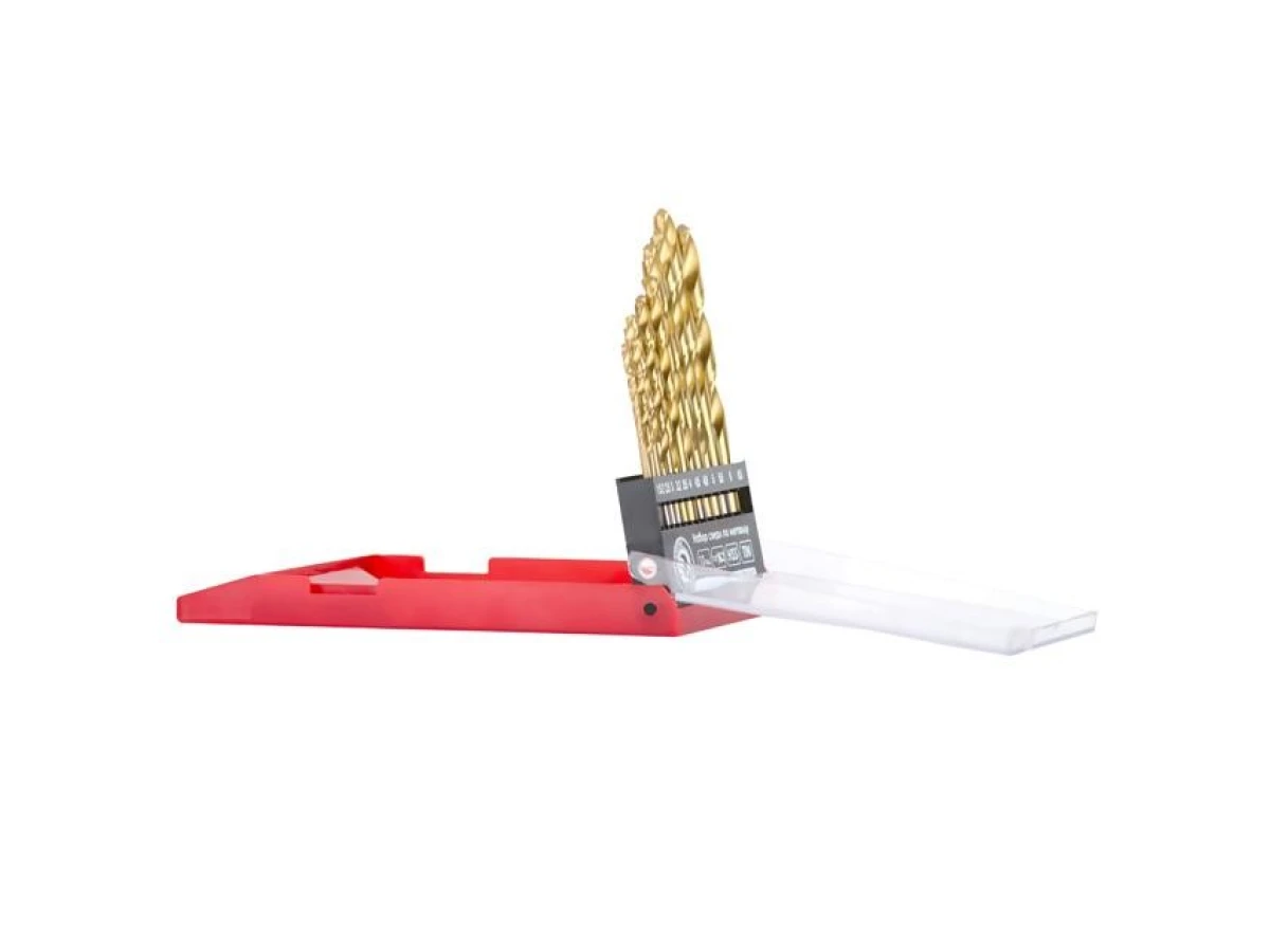 Набір свердел по металу DIN338 HSS 13шт (1.5-6.5), покриття Ti INTERTOOL SD-0013 