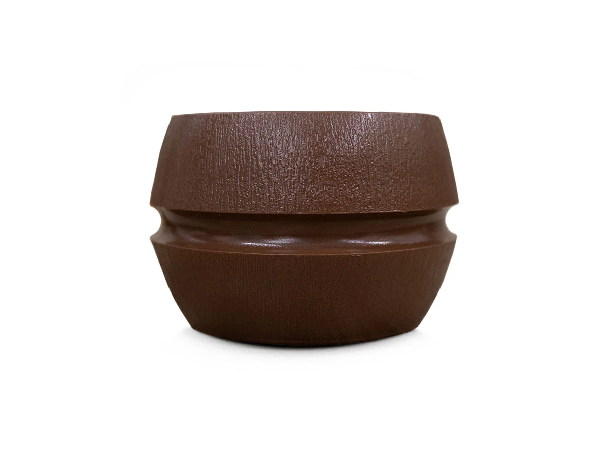 мебелва ніжка пластик Ф-311.03 (бочка горіх) 