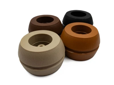 Меблева ніжка пластик Ф-311.03 (бочка)