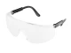 Очки защитные прозрачные, материал поликарбонат,регулируемые заушины черного цвета, материал нейлон, защита от удара INTERTOOL SP-0098 