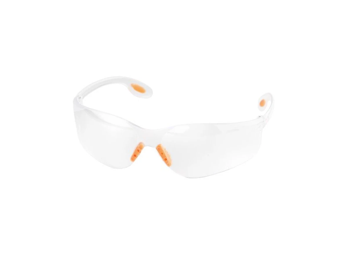 Очки защитные прозрачные, материал линз поликарбонат, материал заушников поликарбонат, защита от удара INTERTOOL SP-0085 