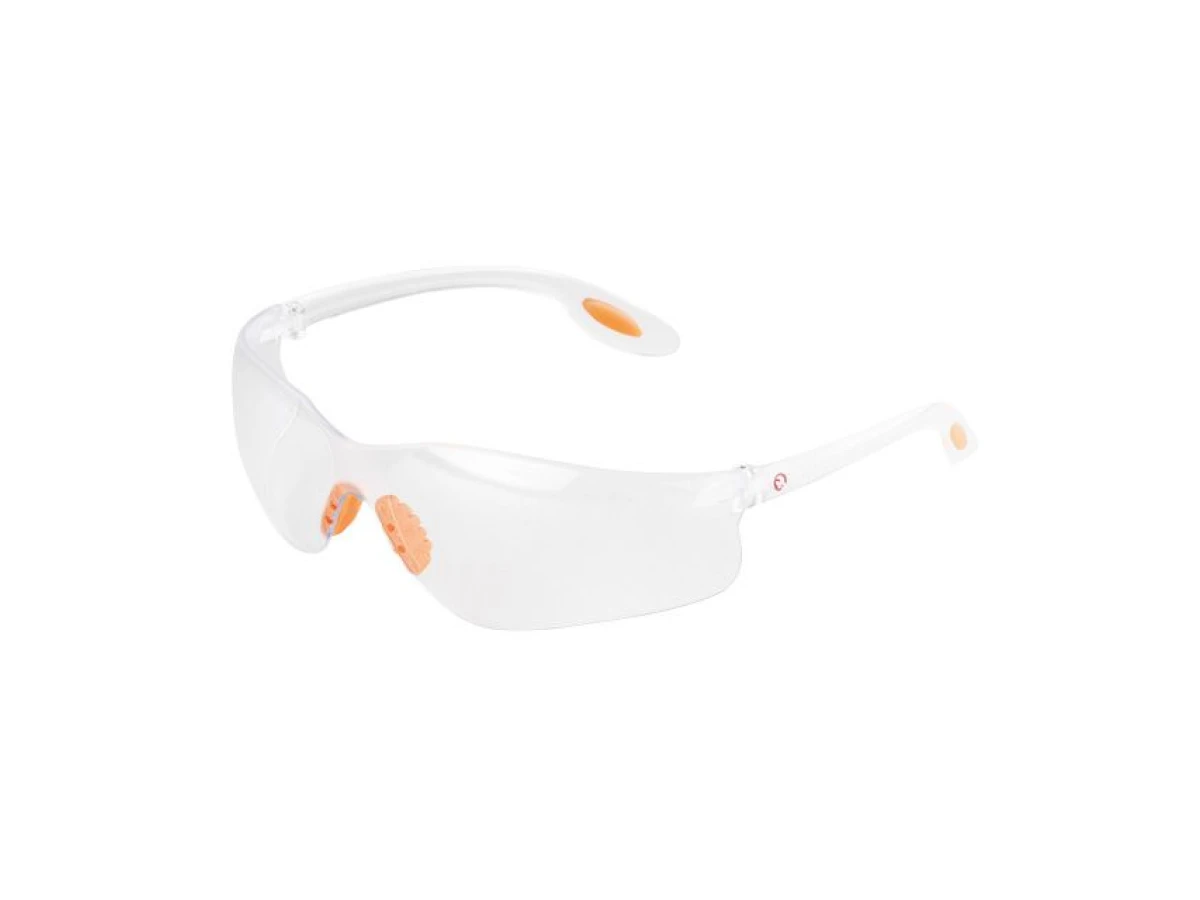 Очки защитные прозрачные, материал линз поликарбонат, материал заушников поликарбонат, защита от удара INTERTOOL SP-0085 