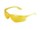 Очки защитные желтые, материал линз поликарбонат, материал заушников поликарбонат, защита от удара INTERTOOL SP-0086 