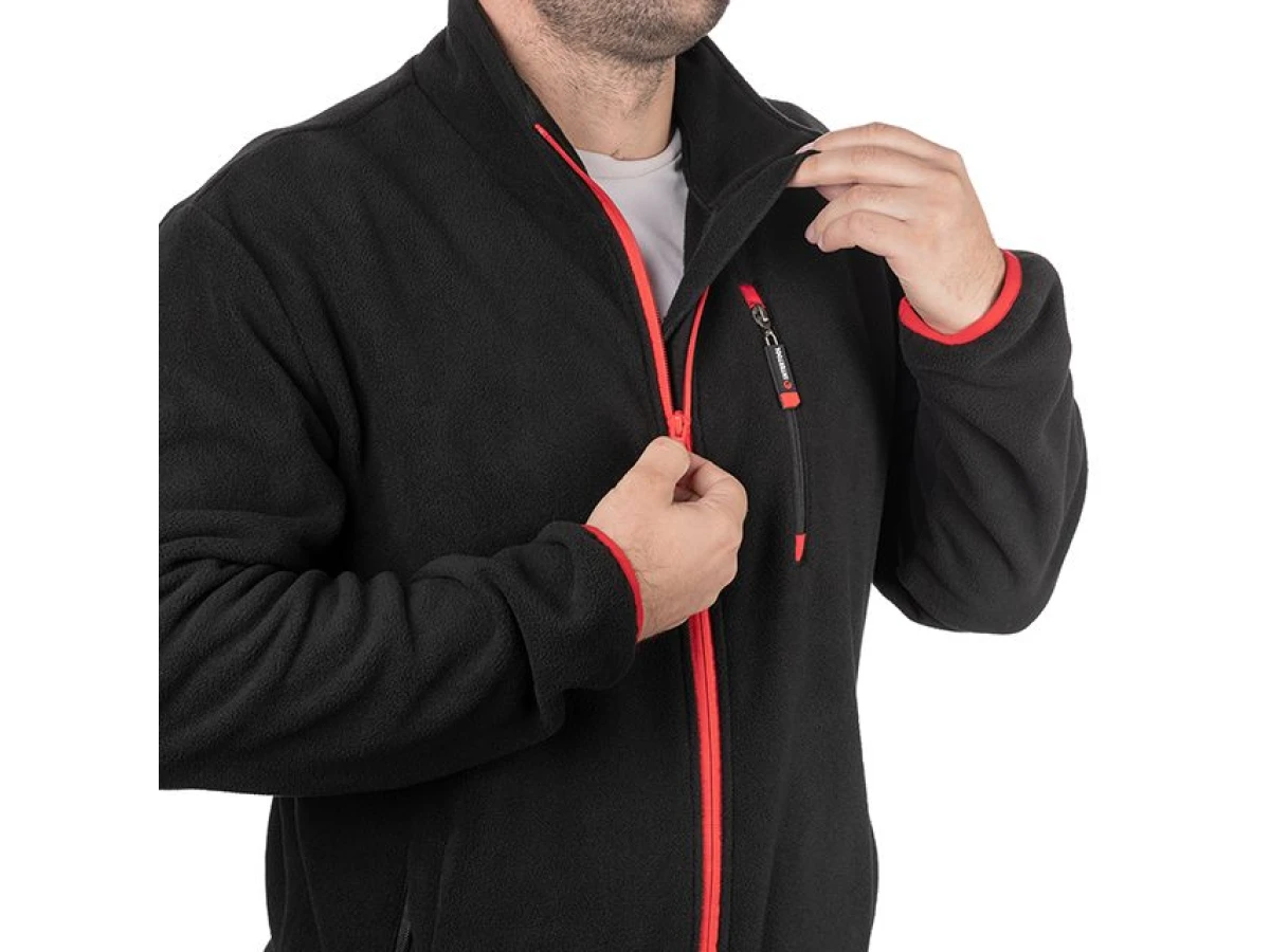 Куртка флісова, тканина - поліестр, щільність 280 G, з кишенею на грудях і двома бічними, розмір L INTERTOOL SP-3103 