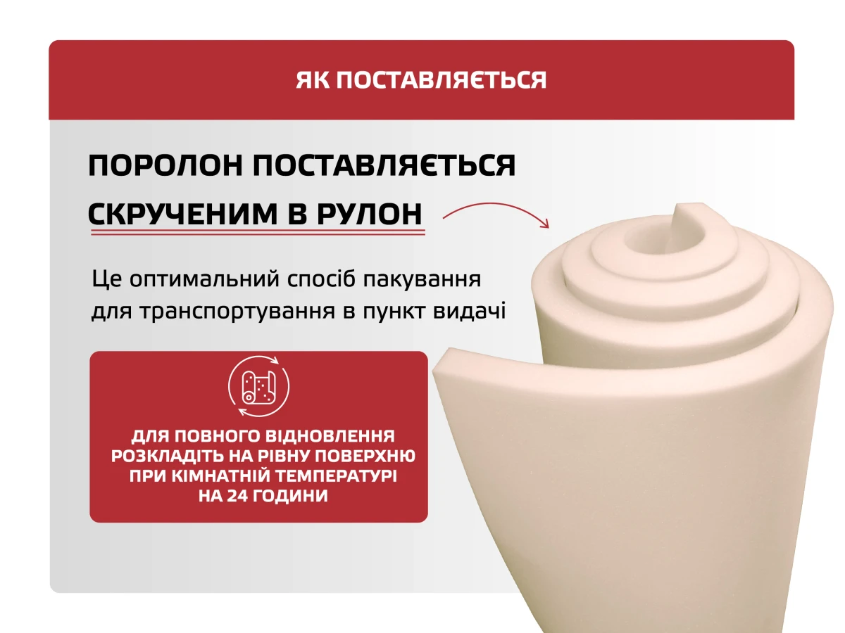 Поролон листовий EL 28-42 (2м) 