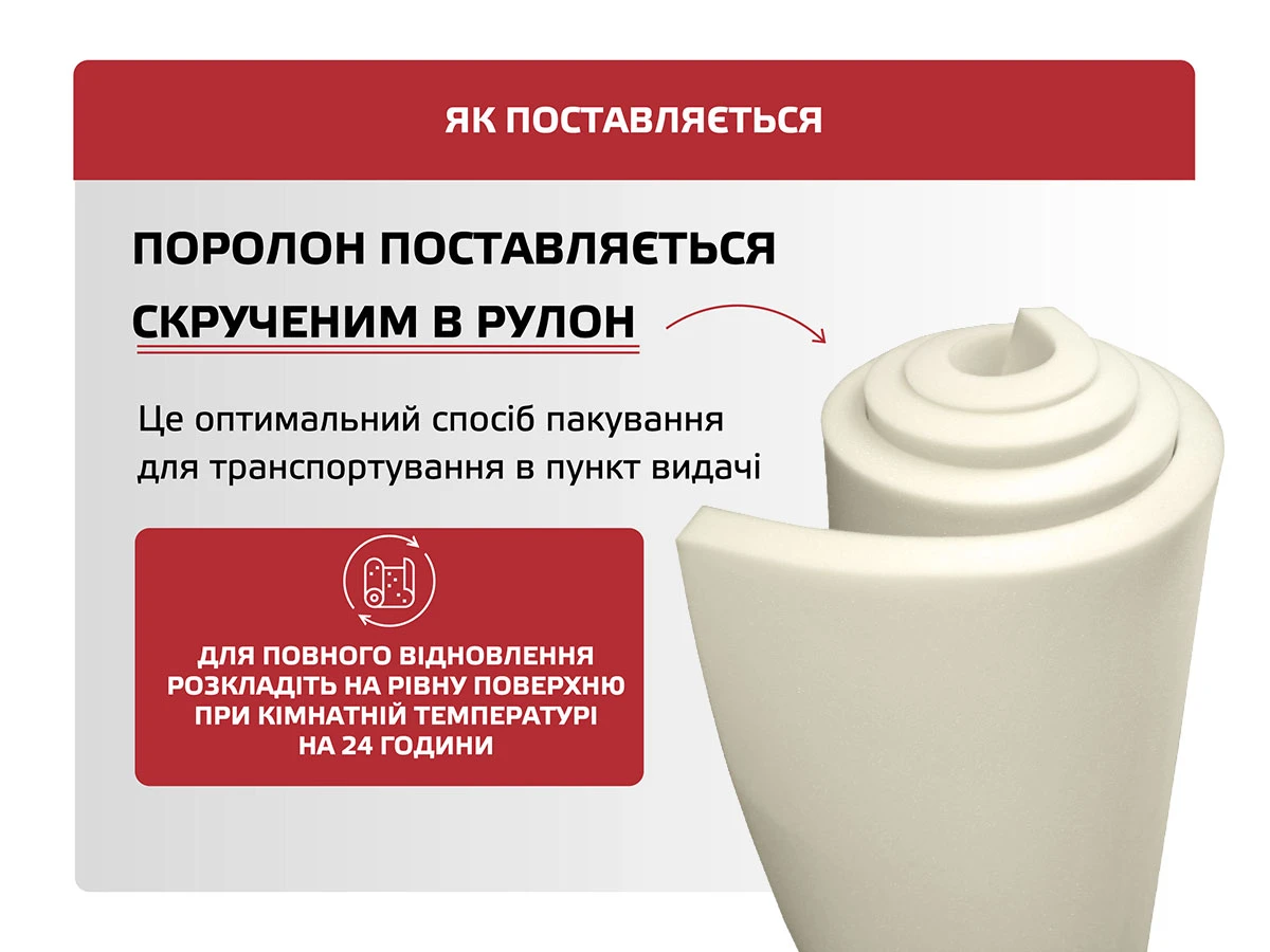 Поролон листовий EL 22-40 (2м) 