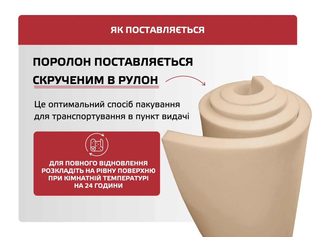 Поролон листовий HL 40-65 