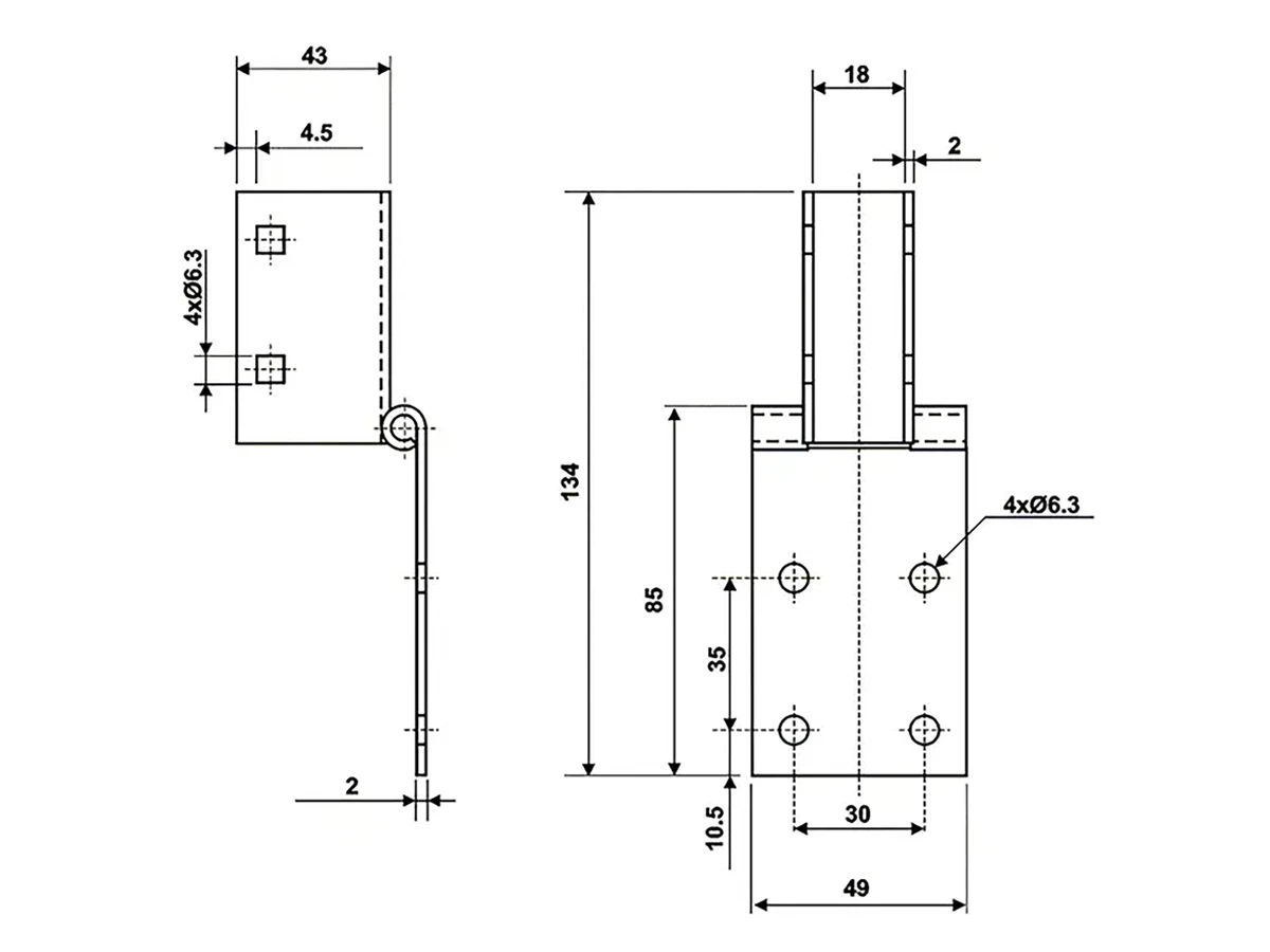 Завеса мебельная К-264 