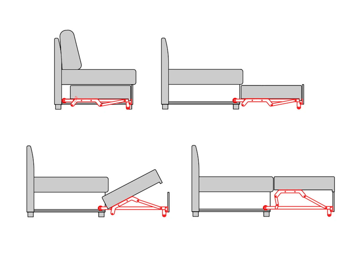 Механізм К-21 "Дельфін" з гумовим колесом 