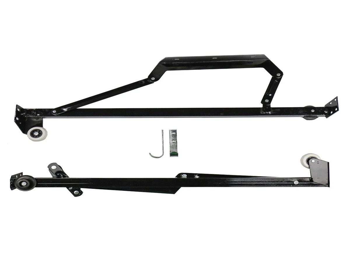 Механізм К-21 "Дельфін" з гумовим колесом чорний (780мм) 