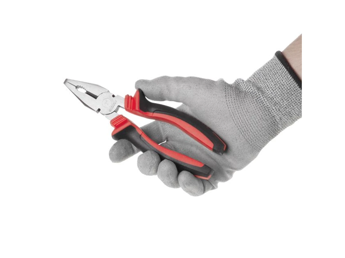 Плоскогубці 180 мм, 40CrV, фосфатовані, поліровані. INTERTOOL NT-0118 