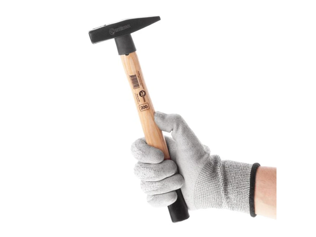 Молоток слюсарний 200 г, ручка ясен INTERTOOL HT-0251 