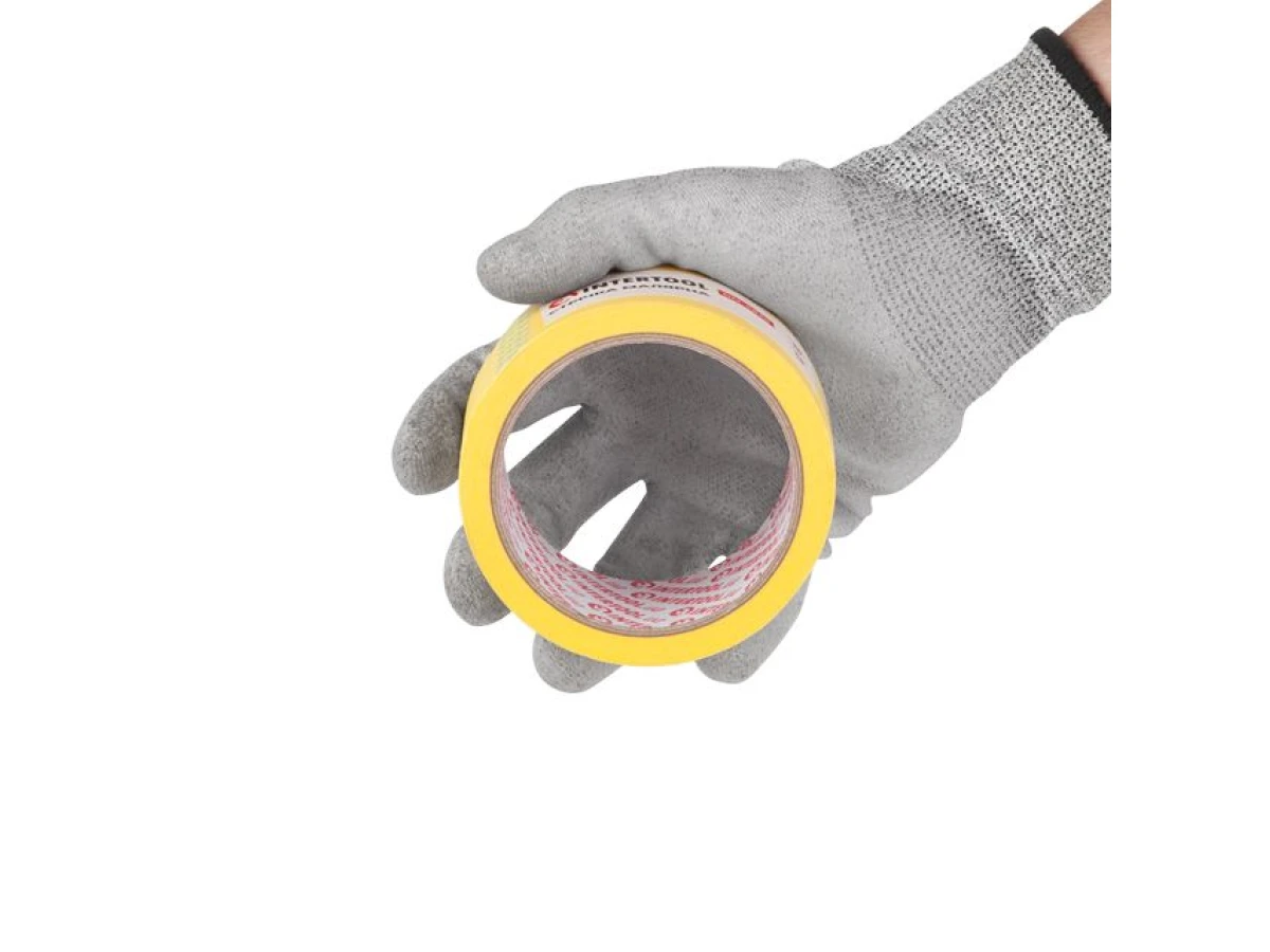 Стрічка малярська 48 мм, 20 м, жовта INTERTOOL DM-4820 