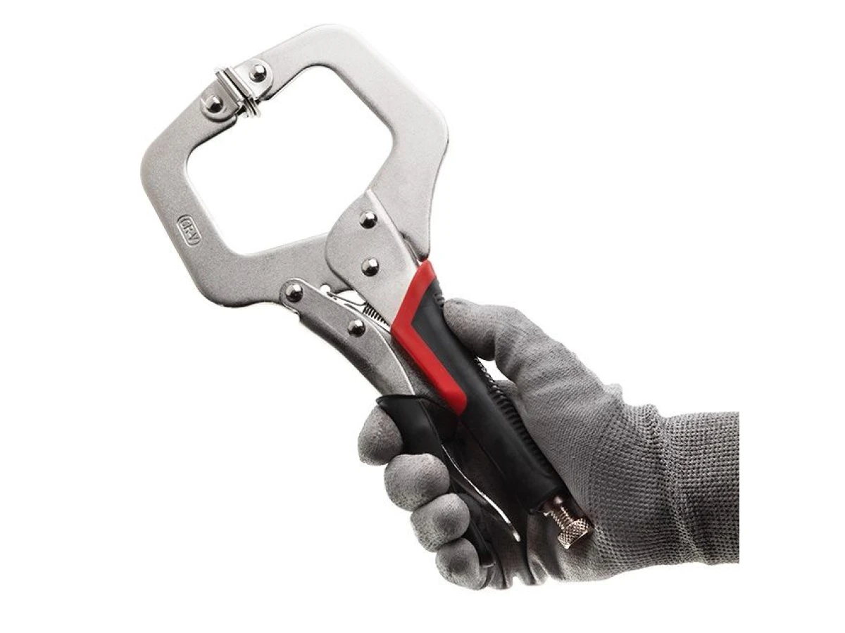 Кліщі затискні C-type 280 мм, CrV INTERTOOL UT-5206 