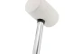 Киянка гумова 450 г, 65 мм, бiла гума, металева ручка INTERTOOL HT-0227 
