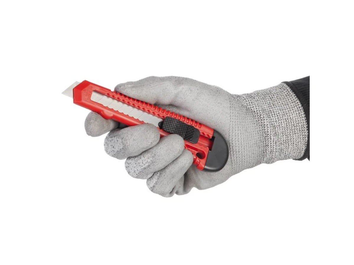 Ніж прорізний з відламним лезом 18 мм INTERTOOL HT-0500 