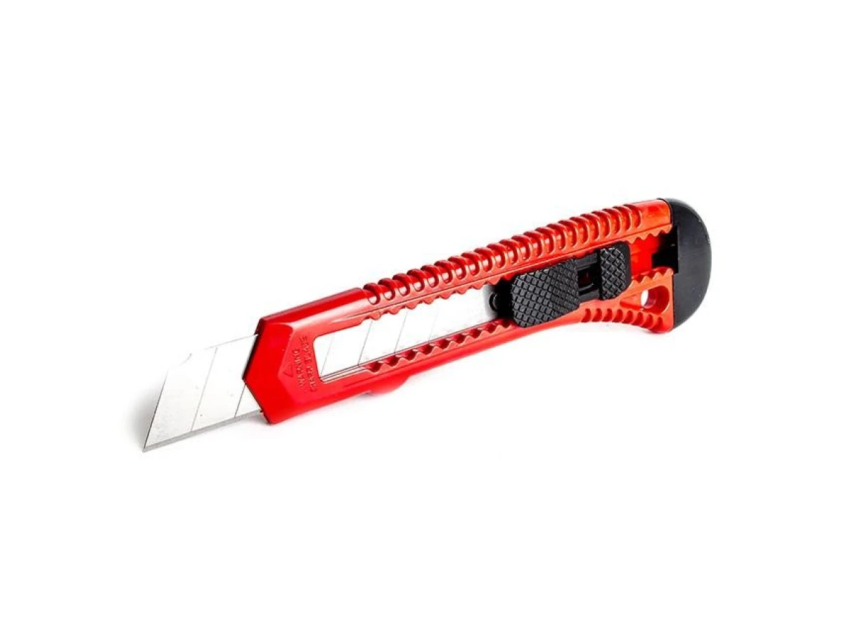 Ніж прорізний з відламним лезом 18 мм INTERTOOL HT-0500 