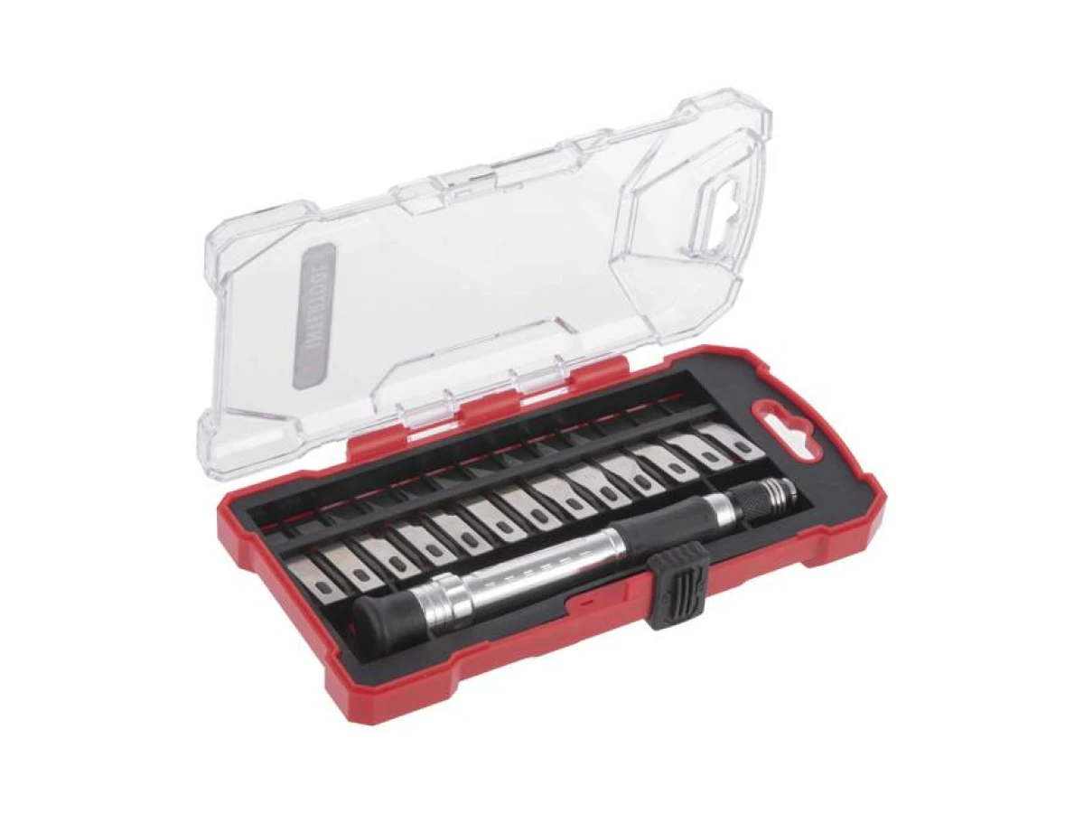 Набір скальпелів з тримачем 14 шт INTERTOOL HT-0524 