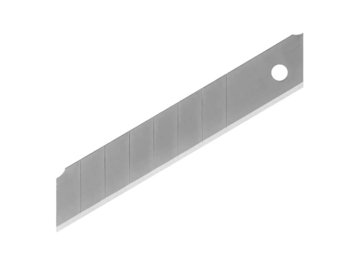 Комплект лез сегментних 18 мм, 7 сегментів, товщина 0.5 мм, сталь SK5, 10 шт/уп. INTERTOOL HT-0527 