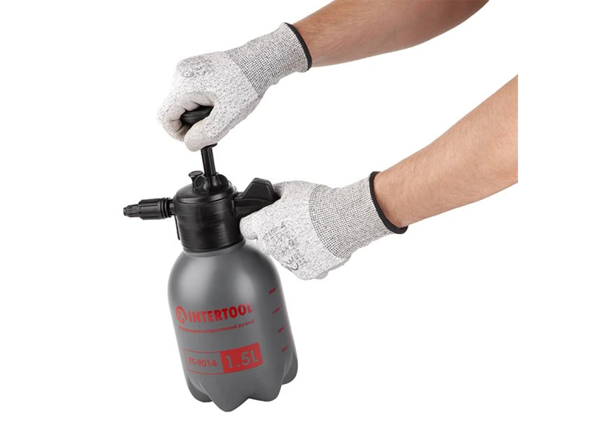 Обприскувач пневматичний ручний 1.5 л., люкс INTERTOOL FT-9014 