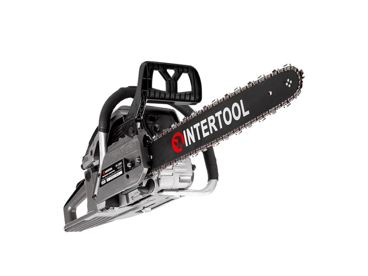 Бензопила цепная 2.6 кВт., 58 см3, шина 45 см/18", шаг 0,325", мин/макс. 3200/11000 об/мин INTERTOOL DT-2209 