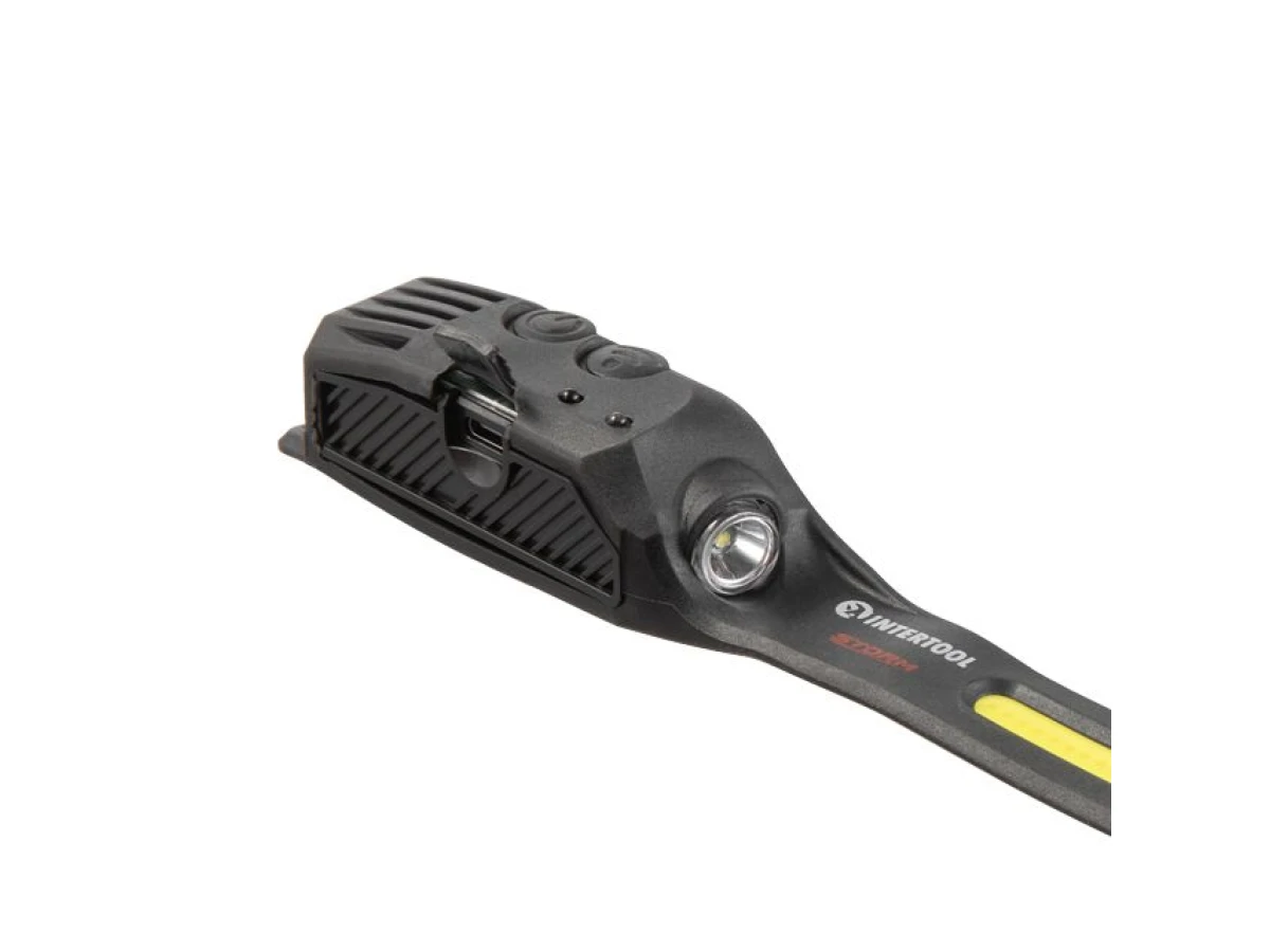 Ліхтар налобний акумуляторний COB+SMD, 9 режимів роботи, сенсор, STORM INTERTOOL LB-0315 