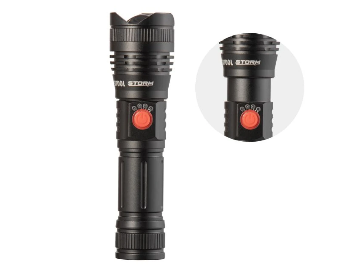Ліхтар ручний Alu, 1200LM, 3 режими, STORM INTERTOOL LB-0130 